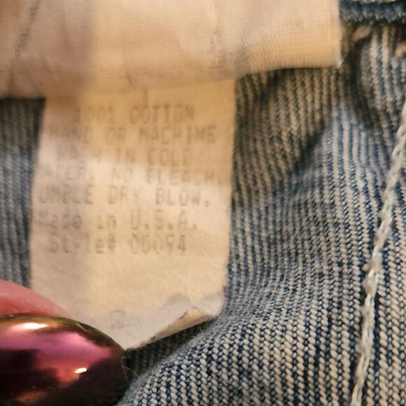 Vintage 1990s Windowpane Cut-Out High Waist Jeans With Side Tabs Size 26 x 30 - Picture 6 of 8